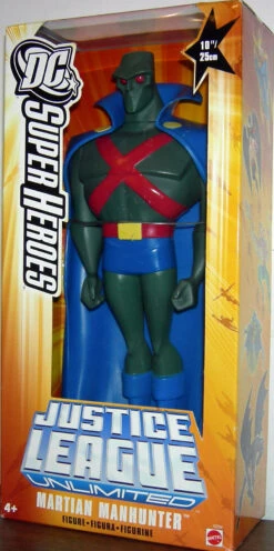MATTEL 10" Martian Manhunter (DC SuperHeroes, Justice League Unlimited)