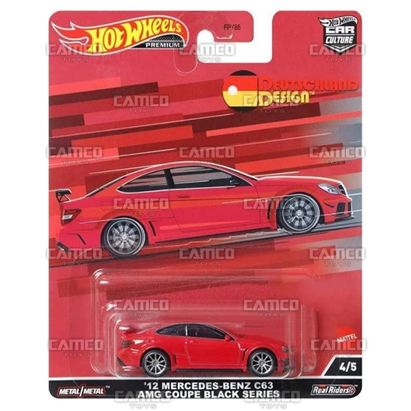 MATTEL 12 Mercedes-Benz C63 AMG Coupe Black Series - 2022 Hot Wheels (Deutschland Design) 1 MATTEL 12 Mercedes-Benz C63 AMG Coupe Black Series - 2022 Hot Wheels (Deutschland Design)