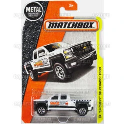 MATTEL 14 Chevy Silverado 1500 #59 White - 2016 Matchbox