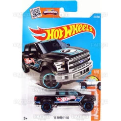 MATTEL 15 Ford F-150 #141 Black - 2016 Hot Wheels