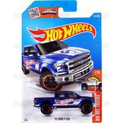 MATTEL 15 Ford F-150 #141 Blue - 2016 Hot Wheels