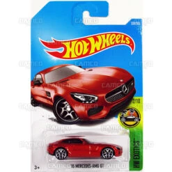 MATTEL 15 Mercedes-AMG GT #338 Red - 2017 Hot Wheels