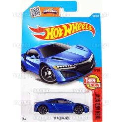 MATTEL 17 Acura NSX #108 Blue - 2016 Hot Wheels