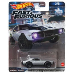 MATTEL 1967 Chevy Camaro Offroad #2 Silver - 2023 Hot Wheels (Fast & Furious)