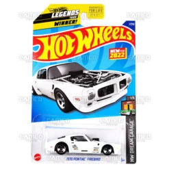 MATTEL 1970 Pontiac Firebird #1 White - 2022 Hot Wheels