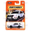 MATTEL 2016 Ford Interceptor Utility #95 White - 2022 Matchbox