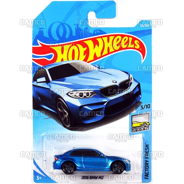 MATTEL 2016 BMW M2 #121 Blue - 2018 Hot Wheels