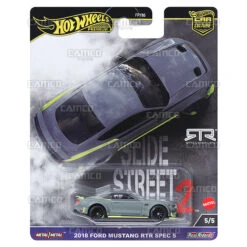 MATTEL 2018 Ford Mustang RTR Spec 5 5/5 - 2024 Hot Wheels (Slide Street 2)