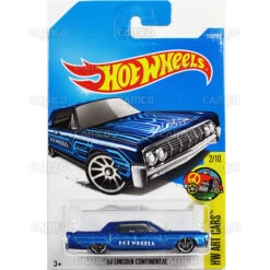 MATTEL 64 Lincoln Continental #110 Blue - 2017 Hot Wheels