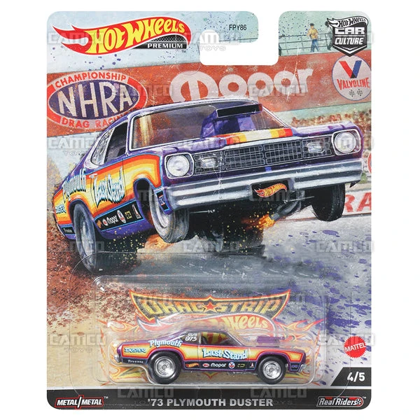 MATTEL 73 Plymouth Duster #4 - 2022 Hot Wheels (Drag Strip) 1 MATTEL 73 Plymouth Duster #4 - 2022 Hot Wheels (Drag Strip)