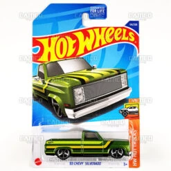 MATTEL 83 Chevy Silverado #114 Green - 2022 Hot Wheels