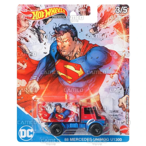MATTEL 88 Mercedes Unimog U1300 - 2021 Hot Wheels (DC Comics) 1 MATTEL 88 Mercedes Unimog U1300 - 2021 Hot Wheels (DC Comics)