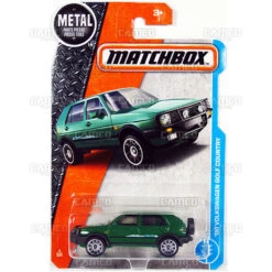 MATTEL 90 Volkswagen Golf Country #4 Green - 2017 Matchbox