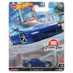 MATTEL 95 Mazda RX7 #1 Blue - 2022 Hot Wheels (Ronin Run)
