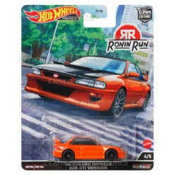 MATTEL 98 Subaru Impreza 22B-STI Version #4 Orange - 2022 Hot Wheels (Ronin Run)