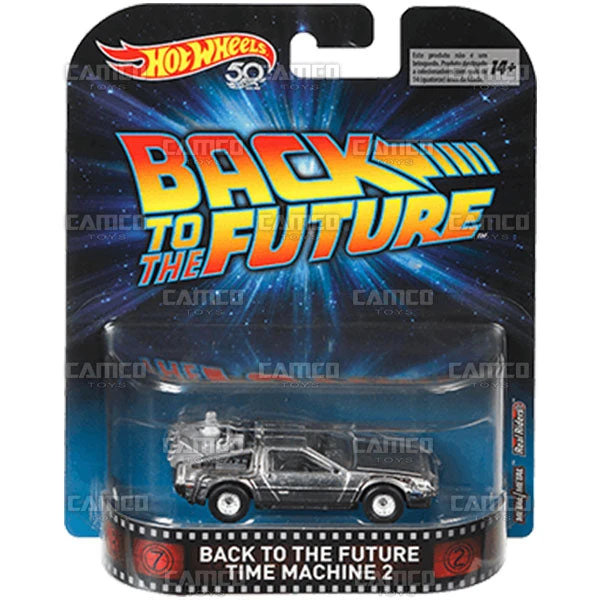 MATTEL Back To The Future Time Machine 2 - 2018 Hot Wheels
