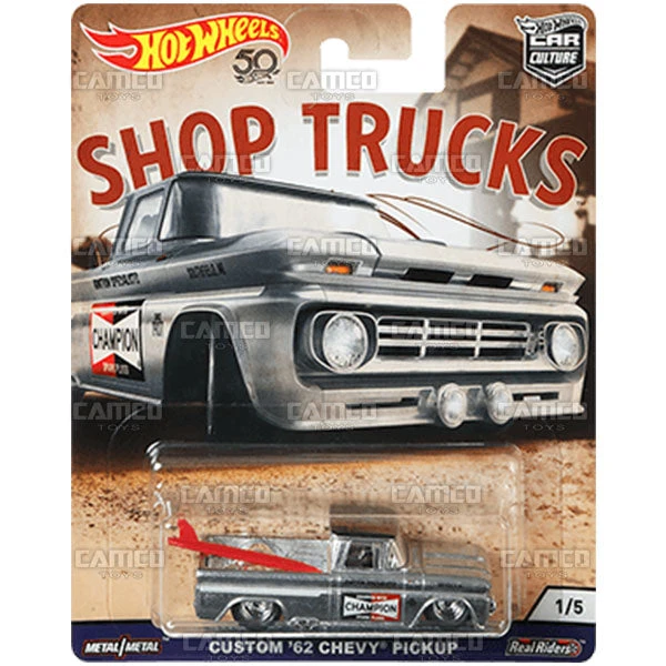 MATTEL Custom 62 Chevy Pickup - 2018 Hot Wheels (Shop Trucks)