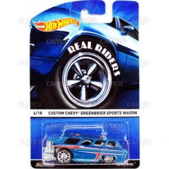 MATTEL Custom Chevy Greenbrier Sports Wagon - 2015 Hot Wheels (Real Riders)