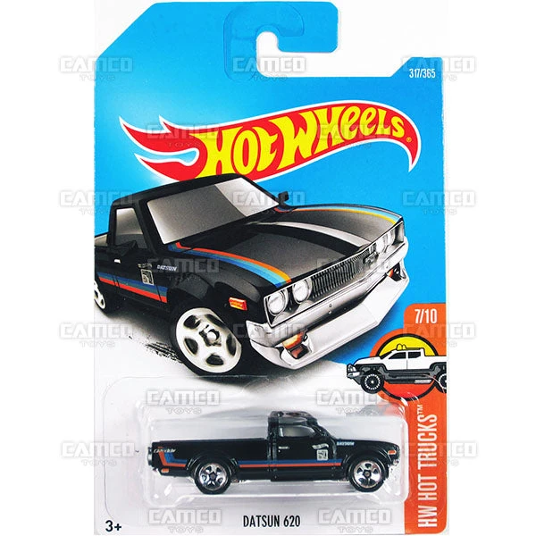 MATTEL Datsun 620 #317 Black - 2017 Hot Wheels