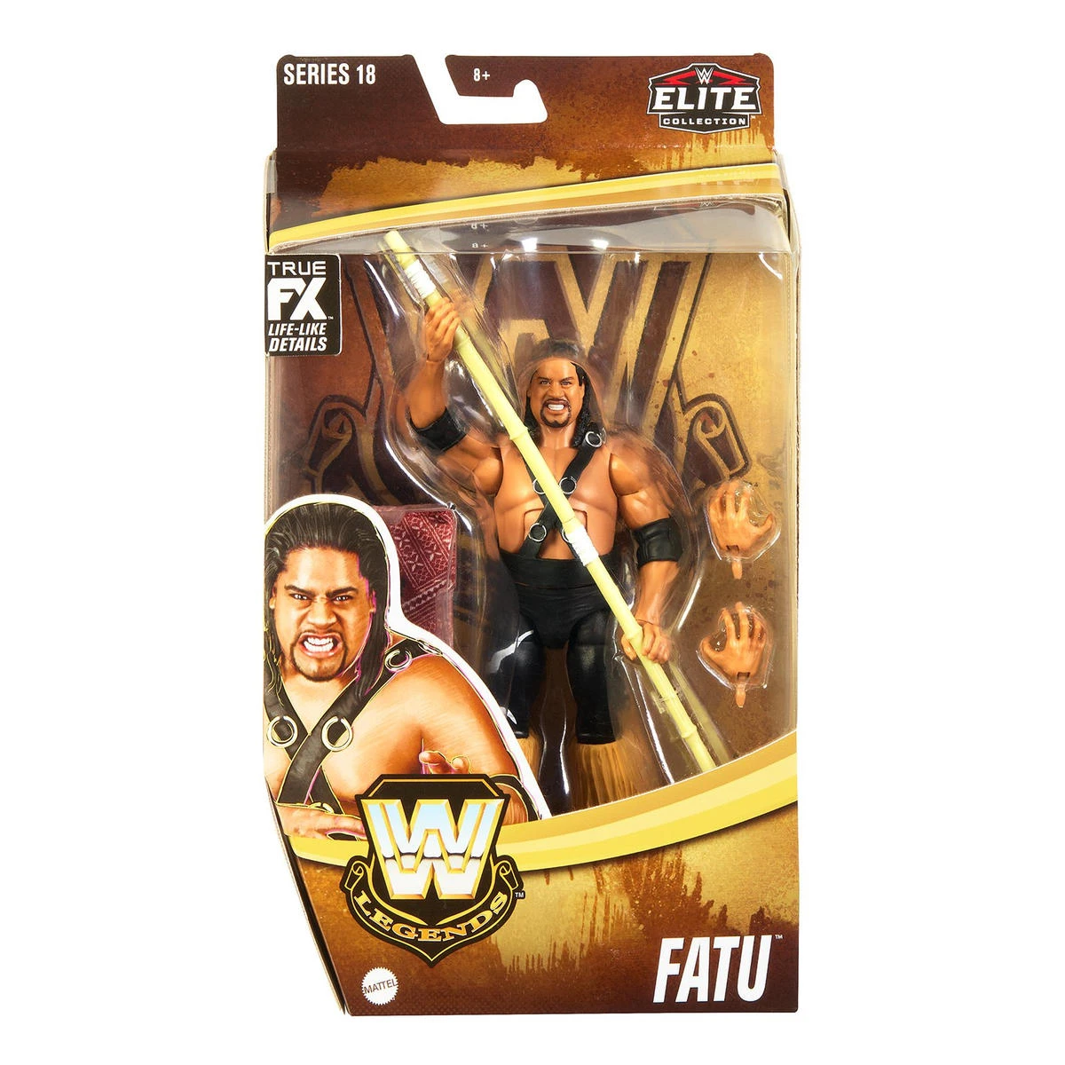 MATTEL WWE Elite Legends Series 18 - Headshrinker Fatu 1 MATTEL WWE Elite Legends Series 18 - Headshrinker Fatu