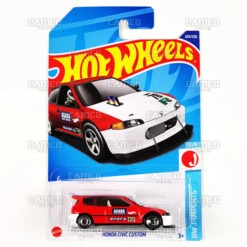 MATTEL Honda Civic Custom #204 Red - 2022 Hot Wheels
