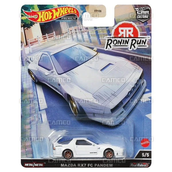 MATTEL Mazda RX7 FC Pandem #5 White - 2022 Hot Wheels (Ronin Run) 1 MATTEL Mazda RX7 FC Pandem #5 White - 2022 Hot Wheels (Ronin Run)