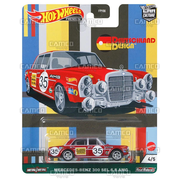 MATTEL Mercedes-Benz 300 Sel 6.8 AMG - 2021 Hot Wheels (Deutschland Design) 1 MATTEL Mercedes-Benz 300 Sel 6.8 AMG - 2021 Hot Wheels (Deutschland Design)