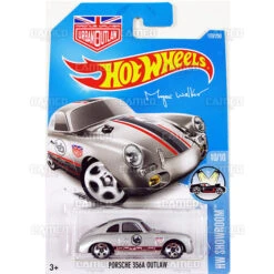 MATTEL Porsche 356A Outlaw #120 Silver - 2016 Hot Wheels
