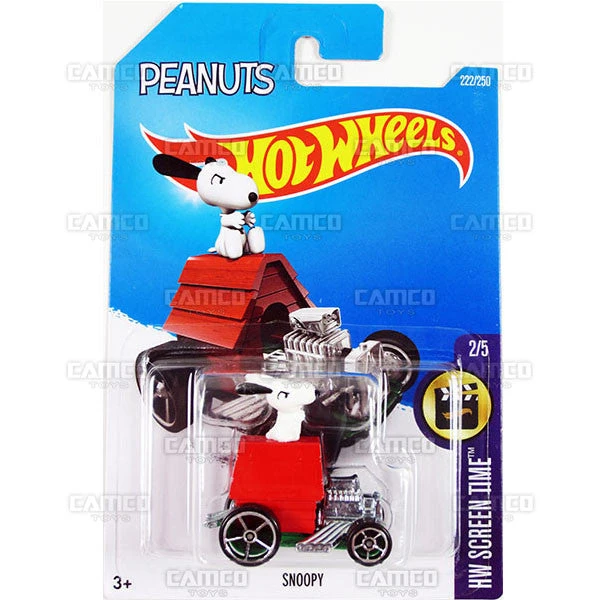 MATTEL Snoopy #222 (Peanuts) - 2016 Hot Wheels
