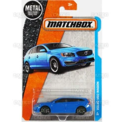MATTEL Volvo V60 Wagon #8 Blue - 2016 Matchbox