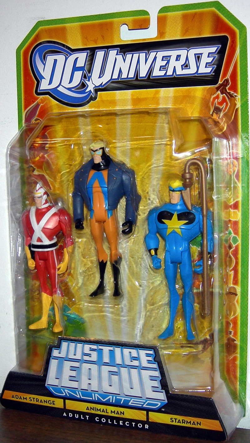 MATTEL Adam Strange, Animal Man & Starman 3-Pack 1 MATTEL Adam Strange, Animal Man & Starman 3-Pack