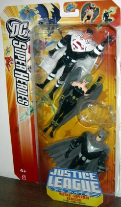 MATTEL Justice Lords Batman, Superman & Hawkgirl 3-Pack