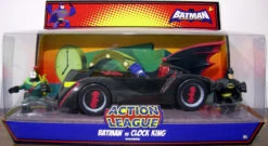 MATTEL Batman Vs. Clock King With Batmobile (Action League)