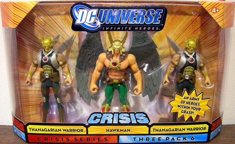 MATTEL Hawkman & 2 Thanagarian Warriors (Crisis Series 6) 1 MATTEL Hawkman & 2 Thanagarian Warriors (Crisis Series 6)