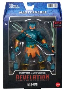 MATTEL Masters Of The Universe Masterverse Revelation Series 4 - Mer-Man