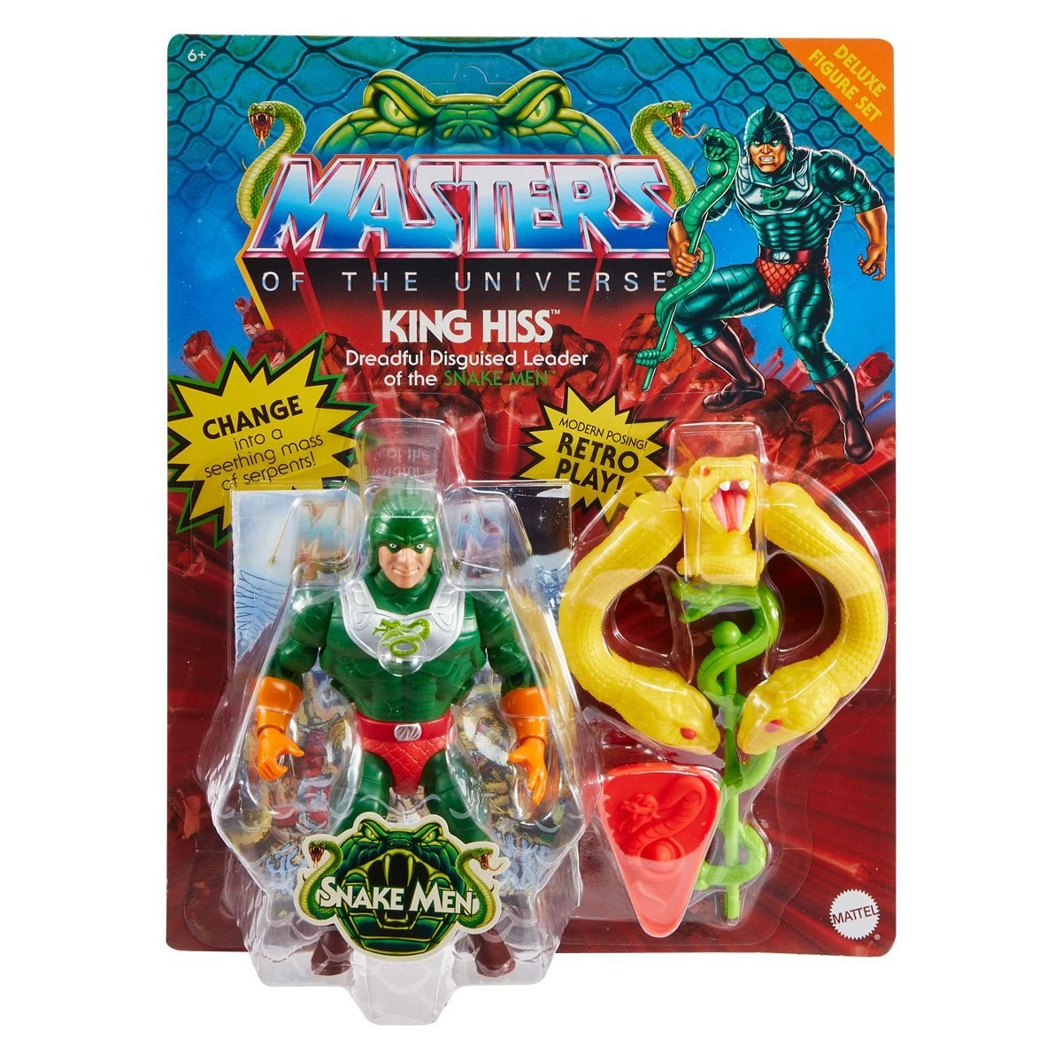 MATTEL Masters Of The Universe Origins - King Hiss Deluxe Figure 1 MATTEL Masters Of The Universe Origins - King Hiss Deluxe Figure