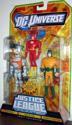 MATTEL Heatwave, The Flash & Mirror Master 3-Pack