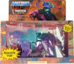 MATTEL Masters Of The Universe Origins - Panthor (Flocked Exclusive)