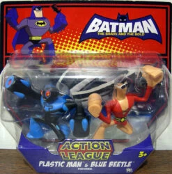 MATTEL Plastic Man & Blue Beetle (Action League)
