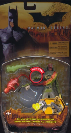 MATTEL Skull Strike Scarecrow (Batman Begins, Repaint)