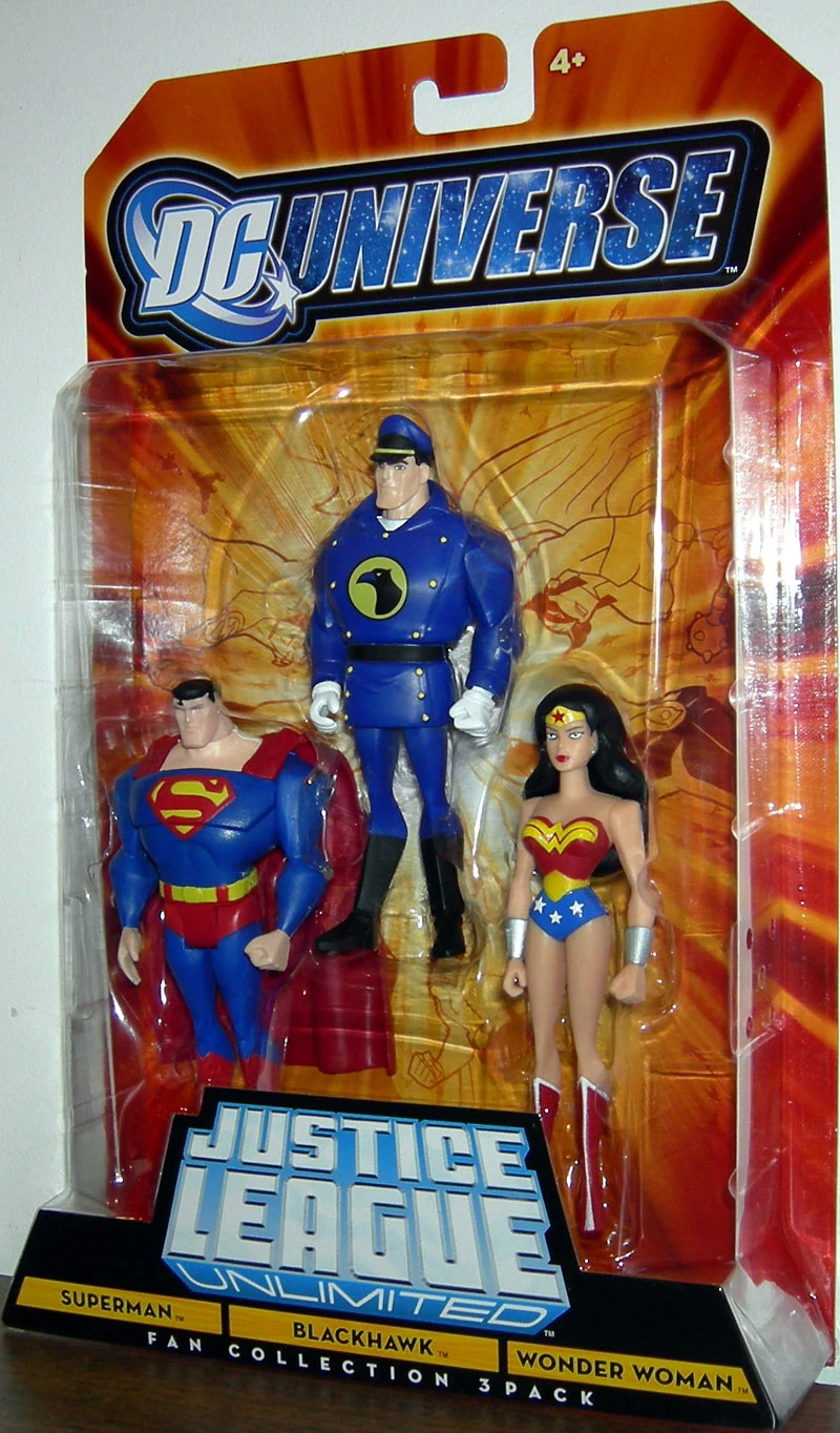 MATTEL Superman, Blackhawk & Wonder Woman 3-Pack 1 MATTEL Superman, Blackhawk & Wonder Woman 3-Pack