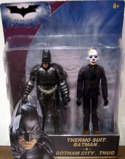 MATTEL Thermo Suit Batman & Gotham City Thug 2-Pack (The Dark Knight)