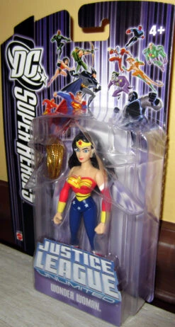MATTEL Wonder Woman (DC SuperHeroes Justice League Unlimited, Purple Card)