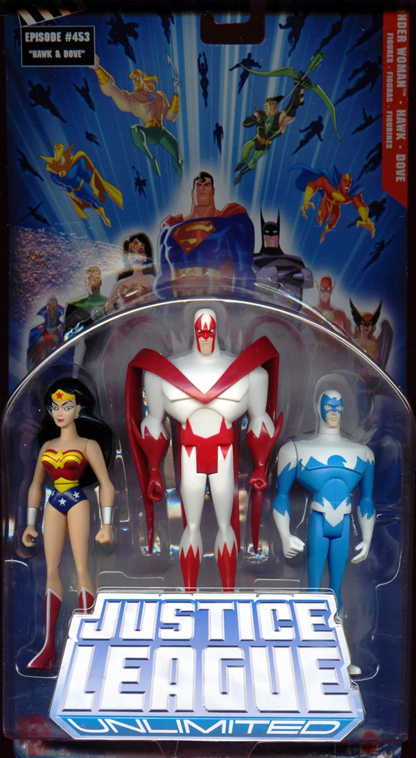 MATTEL Wonder Woman, Hawk & Dove 3-Pack (Justice League Unlimited) 1 MATTEL Wonder Woman, Hawk & Dove 3-Pack (Justice League Unlimited)